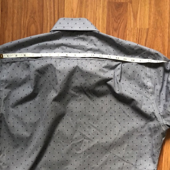 Jos. A. Bank Blue Long Sleeve Cotton Dress Shirt - Picture 9 of 10